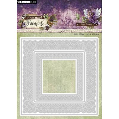 StudioLight Enchanted Fairytale Cutting Dies - Lace Frames Square